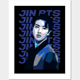 BTS jin vintage Posters and Art